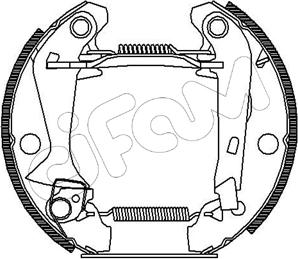 Cifam 151-043 - Комплект спирачна челюст vvparts.bg