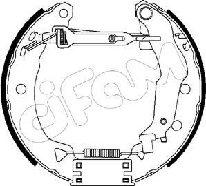 Cifam 151-030 - Комплект спирачна челюст vvparts.bg