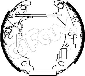 Cifam 151-145 - Комплект спирачна челюст vvparts.bg