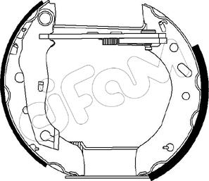 Cifam 151-192 - Комплект спирачна челюст vvparts.bg