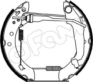 Cifam 151-173 - Комплект спирачна челюст vvparts.bg