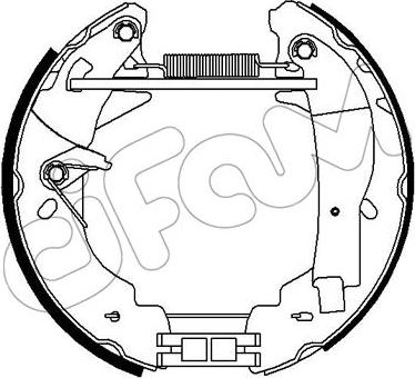 Cifam 151-309 - Комплект спирачна челюст vvparts.bg