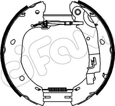 Cifam 151-321 - Комплект спирачна челюст vvparts.bg