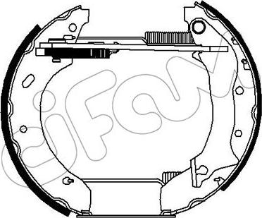 Cifam 151-249 - Комплект спирачна челюст vvparts.bg