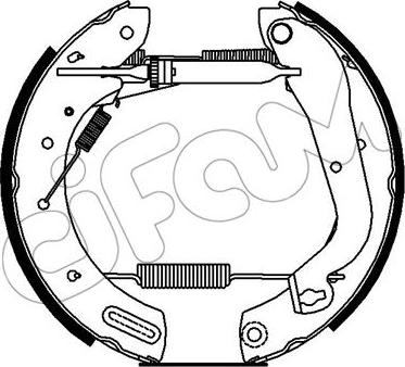 Cifam 151-253 - Комплект спирачна челюст vvparts.bg