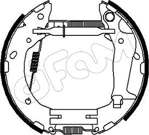 Cifam 151-215 - Комплект спирачна челюст vvparts.bg