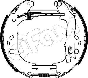 Cifam 151-226 - Комплект спирачна челюст vvparts.bg