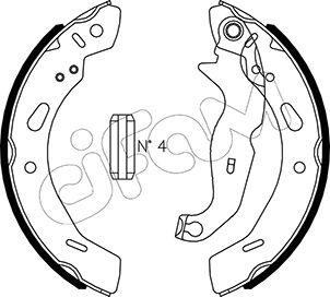 Cifam 153-490 - Комплект спирачна челюст vvparts.bg