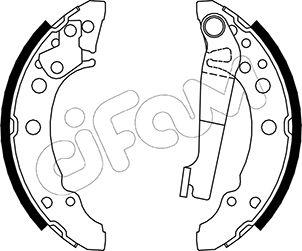 Cifam 153-465 - Комплект спирачна челюст vvparts.bg