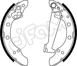 Cifam 153-468 - Комплект спирачна челюст vvparts.bg