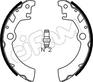 Cifam 153-400 - Комплект спирачна челюст vvparts.bg