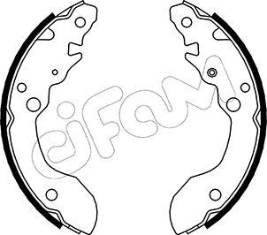 Cifam 153-402 - Комплект спирачна челюст vvparts.bg