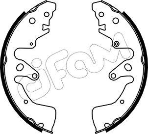 Cifam 153-407 - Комплект спирачна челюст vvparts.bg