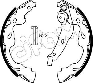 Cifam 153-438 - Комплект спирачна челюст vvparts.bg