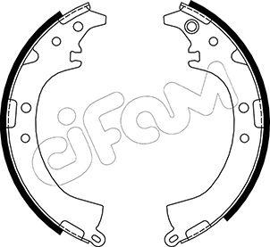 Cifam 153-429 - Комплект спирачна челюст vvparts.bg