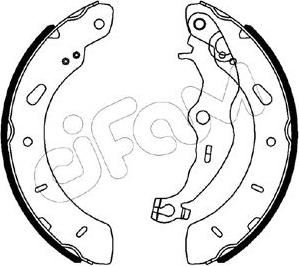 Cifam 153-563 - Комплект спирачна челюст vvparts.bg