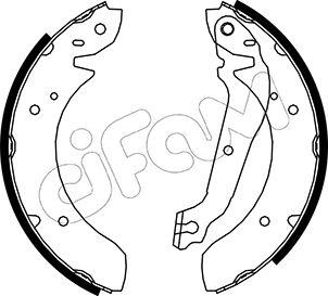 Cifam 153-584 - Комплект спирачна челюст vvparts.bg