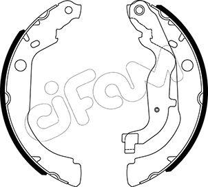 Cifam 153-535 - Комплект спирачна челюст vvparts.bg