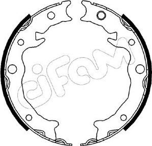 Cifam 153-538 - Комплект спирачна челюст, ръчна спирачка vvparts.bg