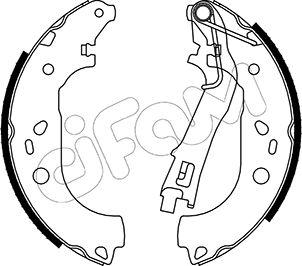 Cifam 153-099 - Комплект спирачна челюст vvparts.bg