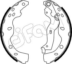 Cifam 153-096 - Комплект спирачна челюст vvparts.bg