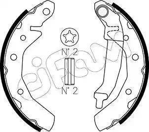 Parts-Mall PLC-E01 - Комплект спирачна челюст vvparts.bg