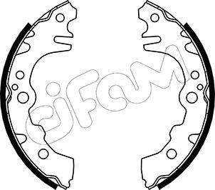 Cifam 153-042 - Комплект спирачна челюст vvparts.bg