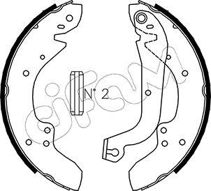 Cifam 153-062 - Комплект спирачна челюст vvparts.bg