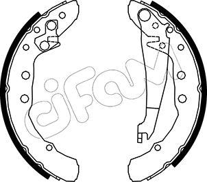 Cifam 153-009 - Комплект спирачна челюст vvparts.bg