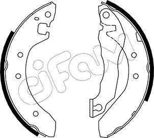 Cifam 153-005 - Комплект спирачна челюст vvparts.bg