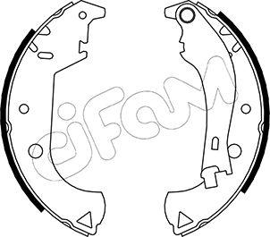 Cifam 153-081Y - Комплект спирачна челюст vvparts.bg