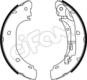 Cifam 153-082 - Комплект спирачна челюст vvparts.bg