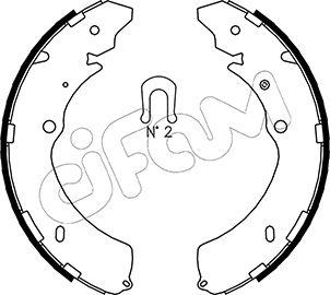 Cifam 153-193 - Комплект спирачна челюст vvparts.bg