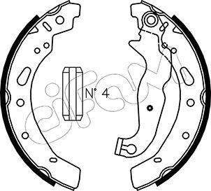 Cifam 153-148 - Комплект спирачна челюст vvparts.bg