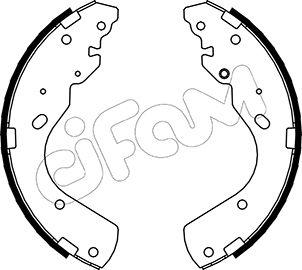 Cifam 153-143 - Комплект спирачна челюст vvparts.bg