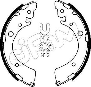 Cifam 153-153 - Комплект спирачна челюст vvparts.bg