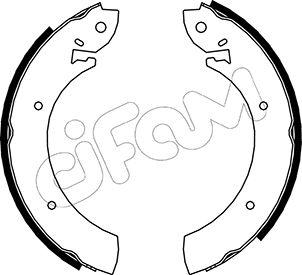 Cifam 153-100 - Комплект спирачна челюст vvparts.bg