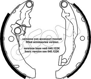 Cifam 153-131Y - Комплект спирачна челюст vvparts.bg