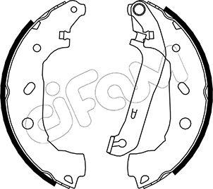 Cifam 153-138 - Комплект спирачна челюст vvparts.bg