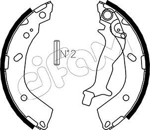 Cifam 153-178 - Комплект спирачна челюст vvparts.bg