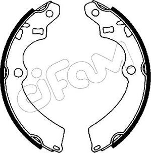 Cifam 153-394 - Комплект спирачна челюст vvparts.bg