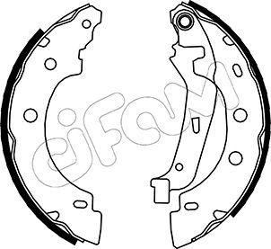 Cifam 153-355 - Комплект спирачна челюст vvparts.bg