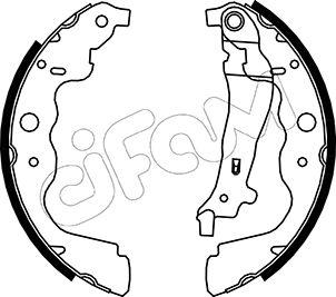 Cifam 153-365 - Комплект спирачна челюст vvparts.bg