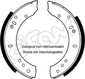 Cifam 153-366 - Комплект спирачна челюст vvparts.bg