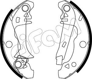 Cifam 153-339Y - Комплект спирачна челюст vvparts.bg