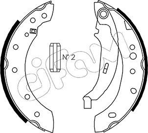 Cifam 153-332 - Комплект спирачна челюст vvparts.bg