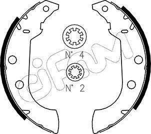 Cifam 153-323 - Комплект спирачна челюст vvparts.bg