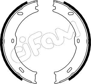 Cifam 153-246 - Комплект спирачна челюст, ръчна спирачка vvparts.bg