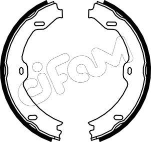 Cifam 153-243 - Комплект спирачна челюст, ръчна спирачка vvparts.bg