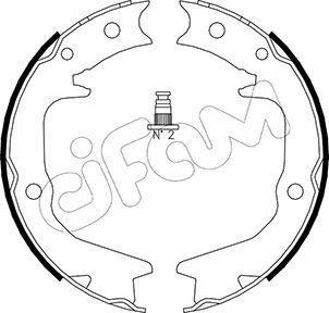 Cifam 153-265 - Комплект спирачна челюст, ръчна спирачка vvparts.bg